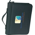 Poly Zippered Binder Padfolio